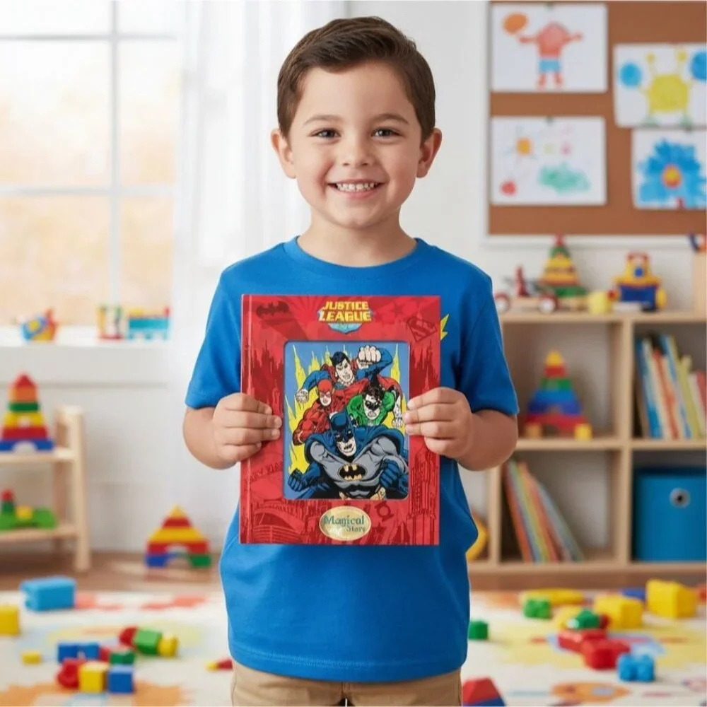 Justice League Children Book Magical Story Batman Superman Green Lantern Flash